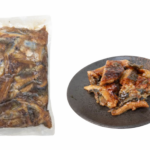 ปลาไหลตัดชิ้นเล็กในซอ